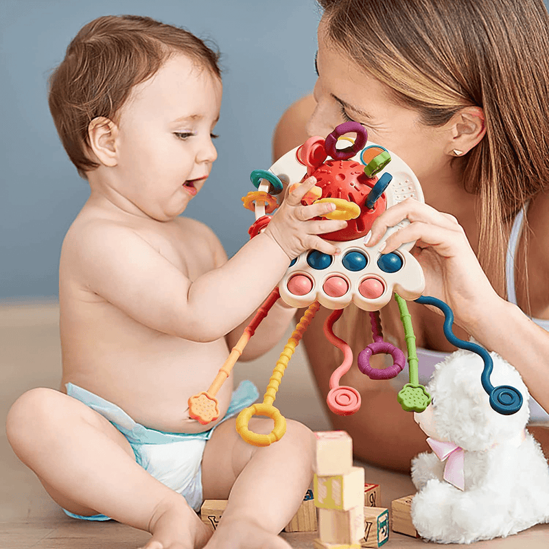 Brinquedo Montessori Ovni Sensorial 3 em 1 100% Seguro - Bluemart Brasil