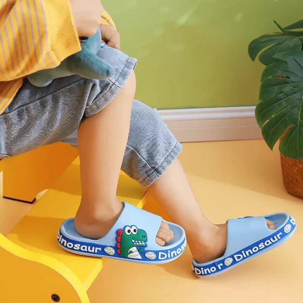 Chinelo Ortopédico Infantil Antiderrapante - Dino Crocks - Bluemart Brasil