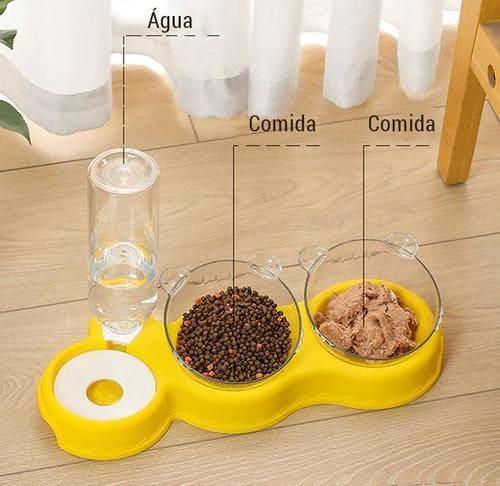 Tigela Ortopédica Anti Vômito para Pets - Bebedouro Automático - Bluemart Brasil